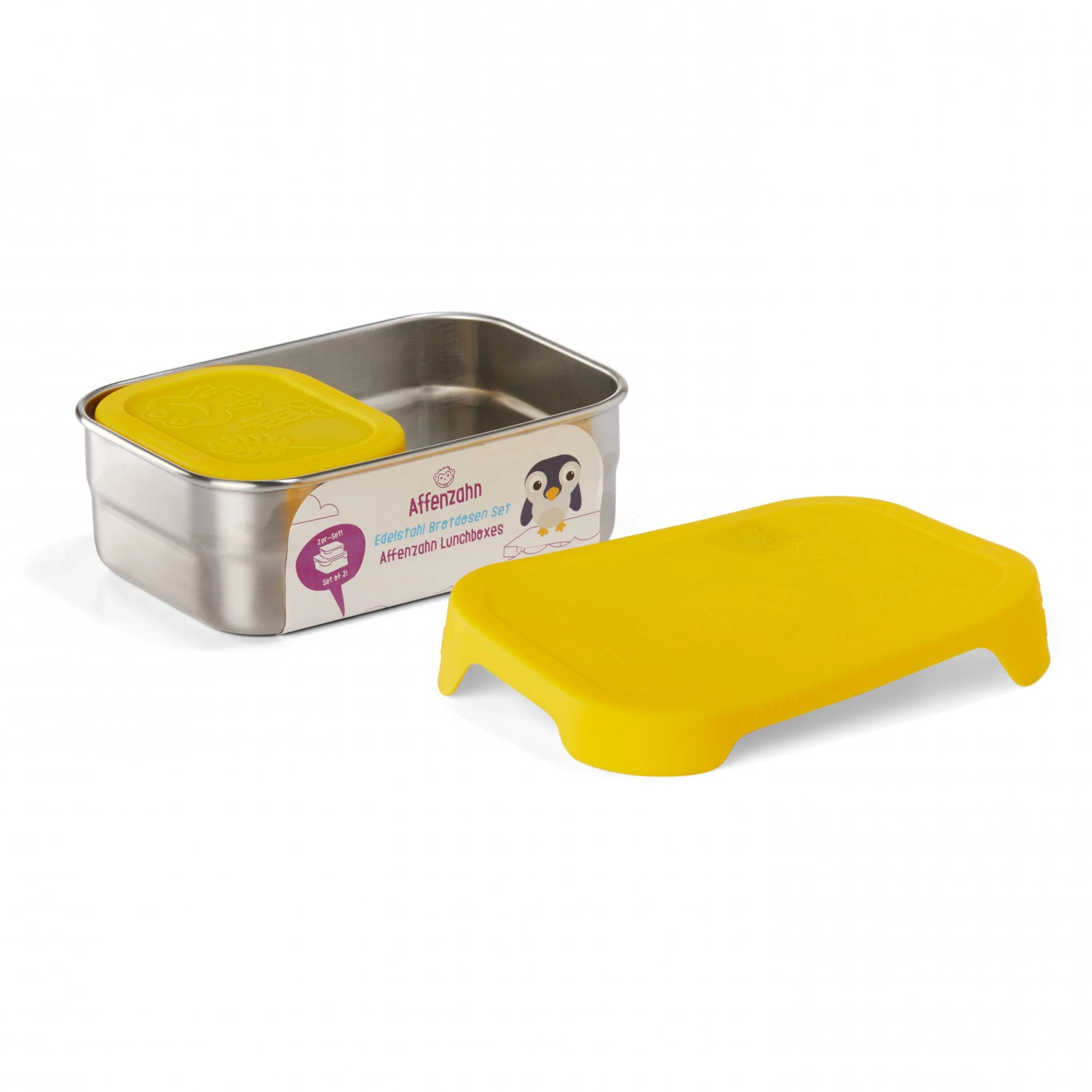Affenzahn - Boites à Goûter Tigre - Conservation De La Nourriture 3 Affenzahn - Boites à Goûter Tigre - Conservation De La Nourriture – Image 3