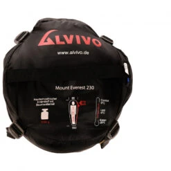 Alvivo - Mount Everest 210/230 - Sac De Couchage Synthétique -Magasin De Camping En Plein Air alvivo mount everest 210 230 sac de couchage synthetique detail 6