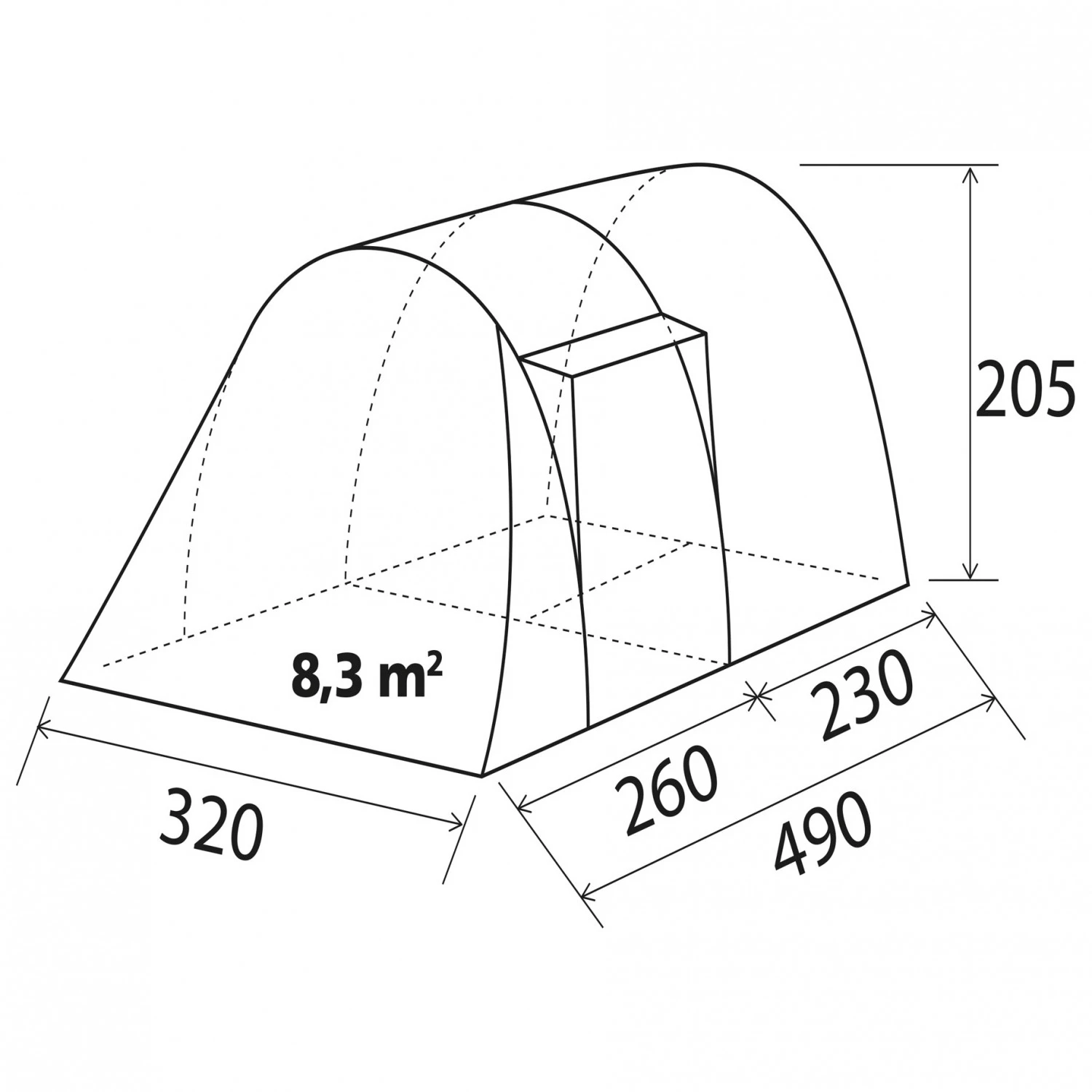Brunner - Arqus Outdoor 5 - Tente De Groupe 3 Brunner - Arqus Outdoor 5 - Tente De Groupe – Image 3