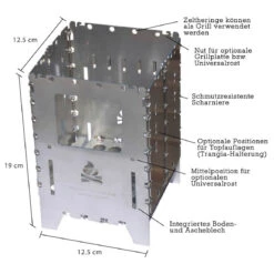 Bushcraft Essentials - Bushbox XL Profi Set - Réchaud à Combustible Sec -Magasin De Camping En Plein Air bushcraft essentials bushbox xl profi set rechaud a combustible sec detail 3