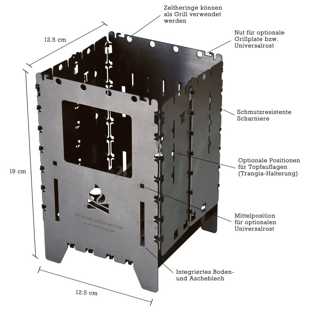 Bushcraft Essentials - Bushbox XL Titan - Réchaud à Combustible Sec 2 Bushcraft Essentials - Bushbox XL Titan - Réchaud à Combustible Sec – Image 2