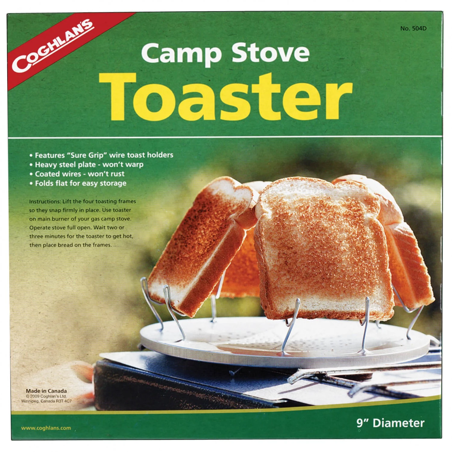 Coghlans - Campingtoaster 3 Coghlans - Campingtoaster – Image 3