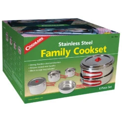 Coghlans - Edelstahlkochset 'Family' - Popote 6 Coghlans - Edelstahlkochset 'Family' - Popote -Magasin De Camping En Plein Air coghlans edelstahlkochset family popote detail 3