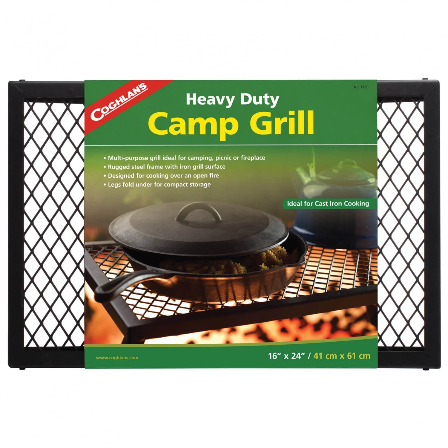 Coghlans - Heavy Duty Foldable Grill - Réchaud à Combustible Sec 2 Coghlans - Heavy Duty Foldable Grill - Réchaud à Combustible Sec – Image 2