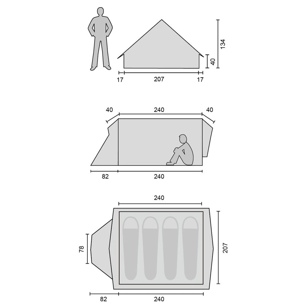 Nordisk - Vimur 4.8 - Tente 4 Places 2 Nordisk - Vimur 4.8 - Tente 4 Places – Image 2