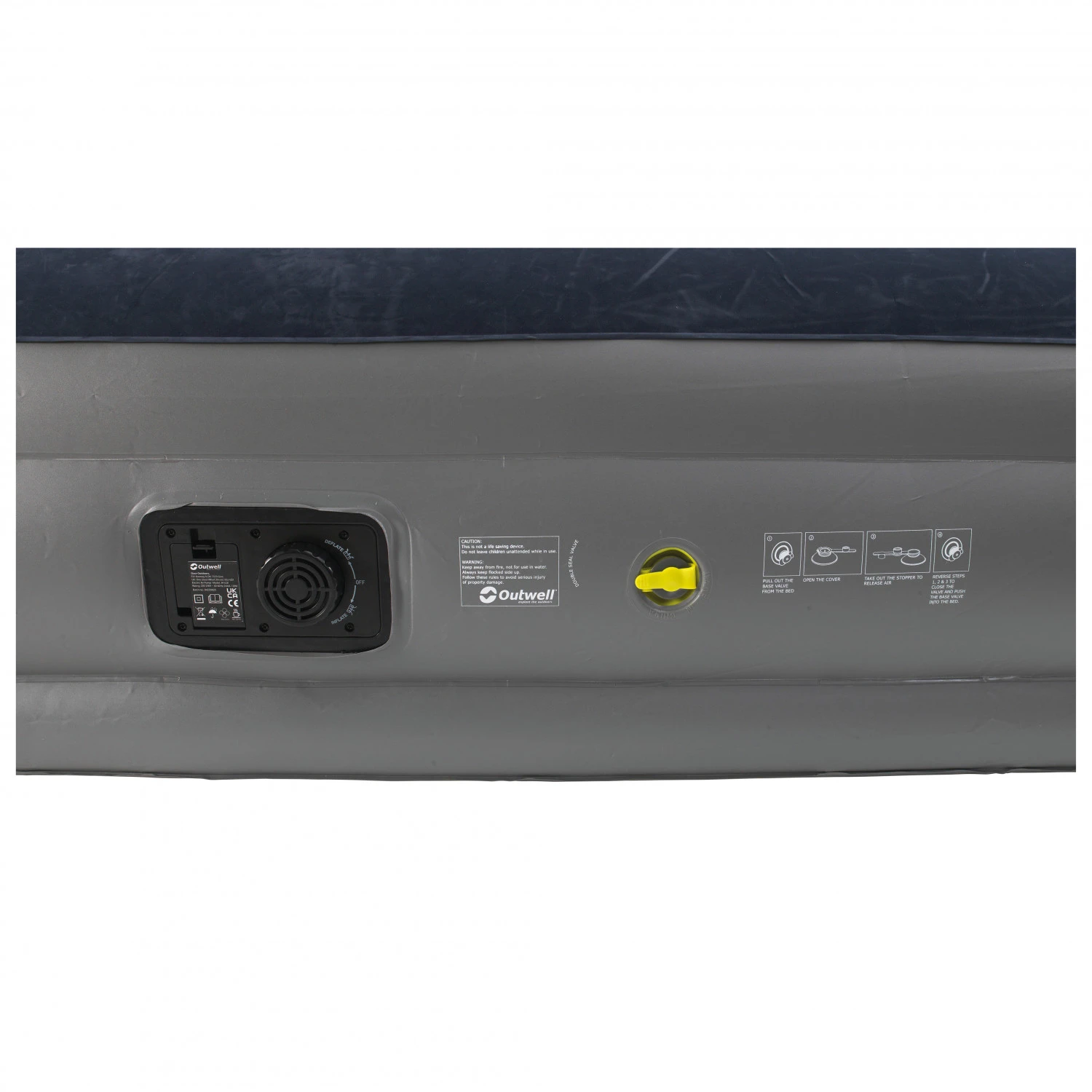 Outwell - Superior With Built-In Pump - Lit Gonflable 2 Outwell - Superior With Built-In Pump - Lit Gonflable – Image 2