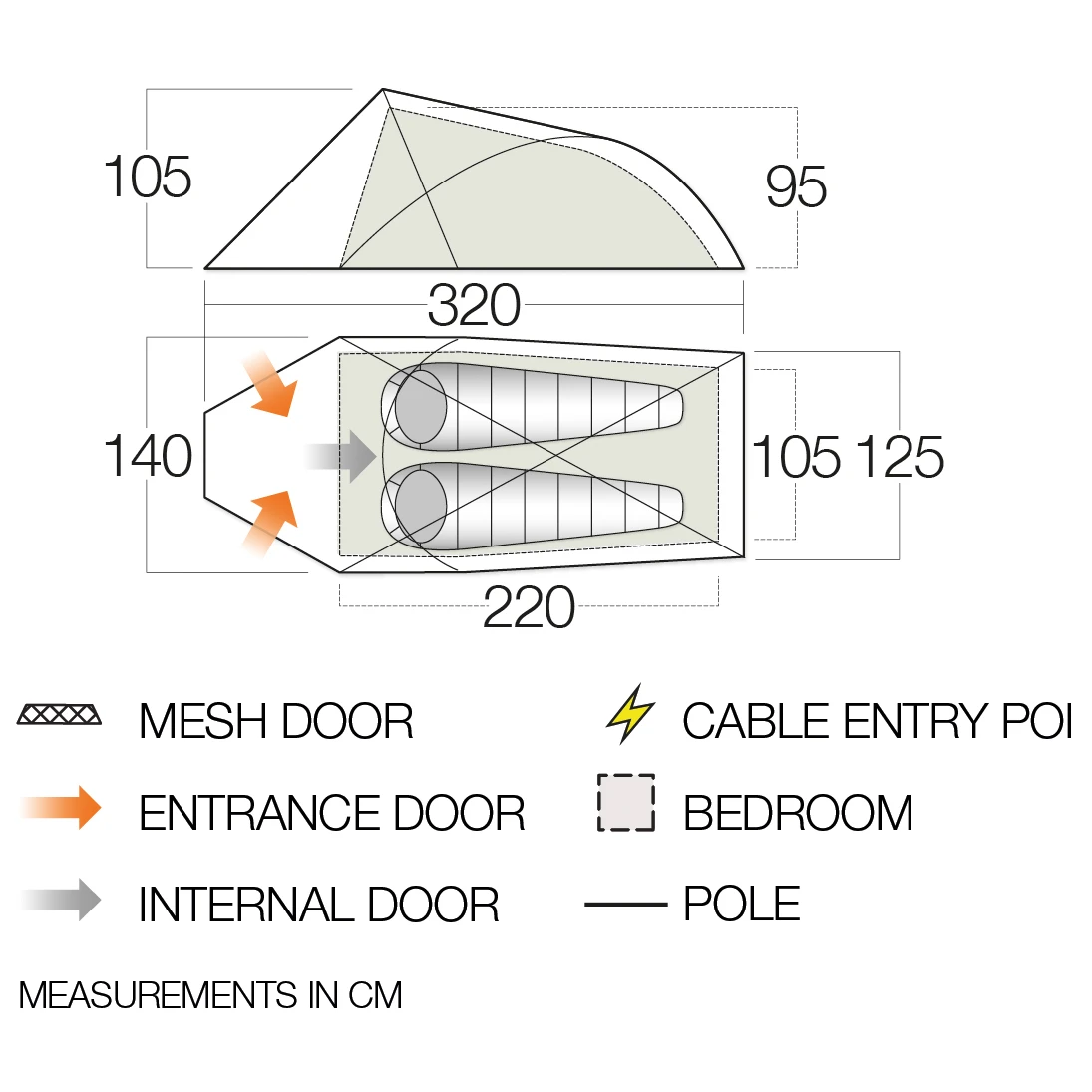 Vango - Helvellyn 200 - Tente 2 Places 2 Vango - Helvellyn 200 - Tente 2 Places – Image 2